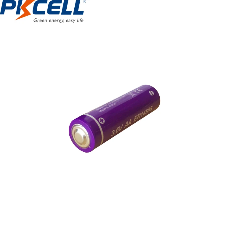 4 шт. PKCELL 3 6 В ER14505 14505 2400 мАч AA LiSCLO2 батареи высшего качества LR6 R6P 1 5 для GPS трек
