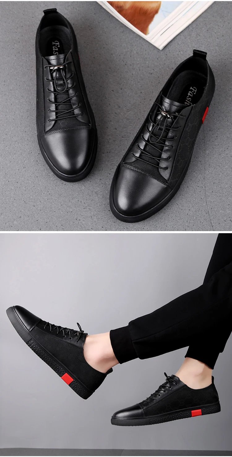 Male Shoes Adult Brown Casual Men Shoes Big Size13 Style Genuine Luxury Brand Loafers Zapatos De Hombre Chaussure Homme