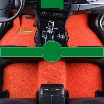 

Custom Car Floor Mats For Porsche Panama Macan Caynne 718 911 Cayman Boxter Wire Loop Carpets Waterproof Non Slip Durable