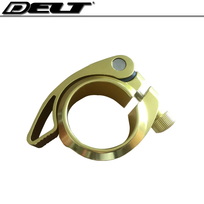 gold DELT складной велосипедный велосипед велосипедный Подседельный штырь зажимы трубки зажим QR 41 мм алюминий 6061 золото для KAA083/PAY066/PA18 - Цвет: gold