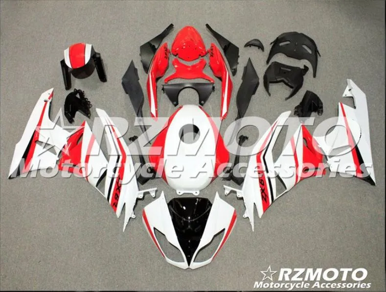 4 подарки ABS литьевая форма мотоцикл Полный обтекатели подходит для Kawasaki ZX-6R 09 10 11 12 2009-2012 набор на заказ Красный Белый Хороший