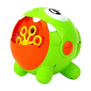 

V02 Children's Bubble Blowing Machine Automatic Electric Bubble Early Education Toys Outdoor Play Toys for Gift