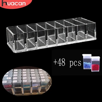 

HUACAN Diamond Embroidery Storage Box Diamond Painting Tool Rhinestone Stone Storage Diamond Painting Accessories