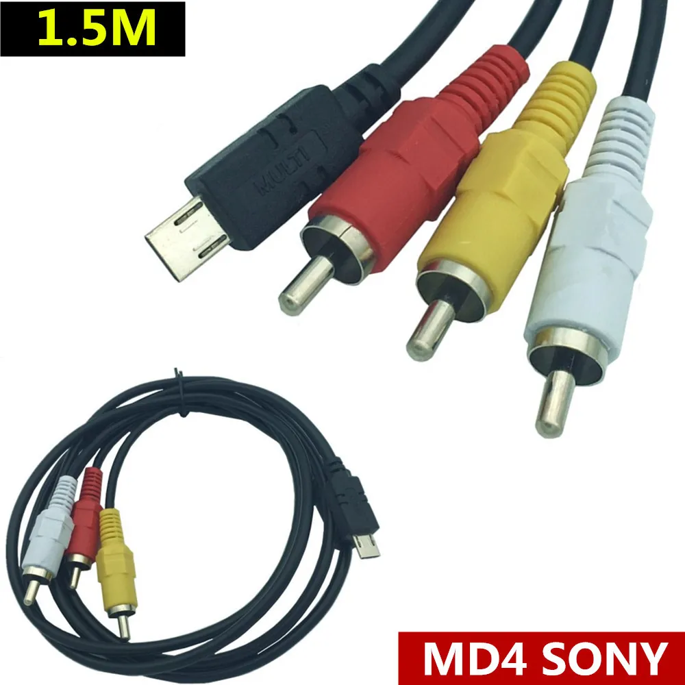 AV кабель VMC-15MR2 RCA терминал шнур для sony Handycam видеокамеры цифровой камеры