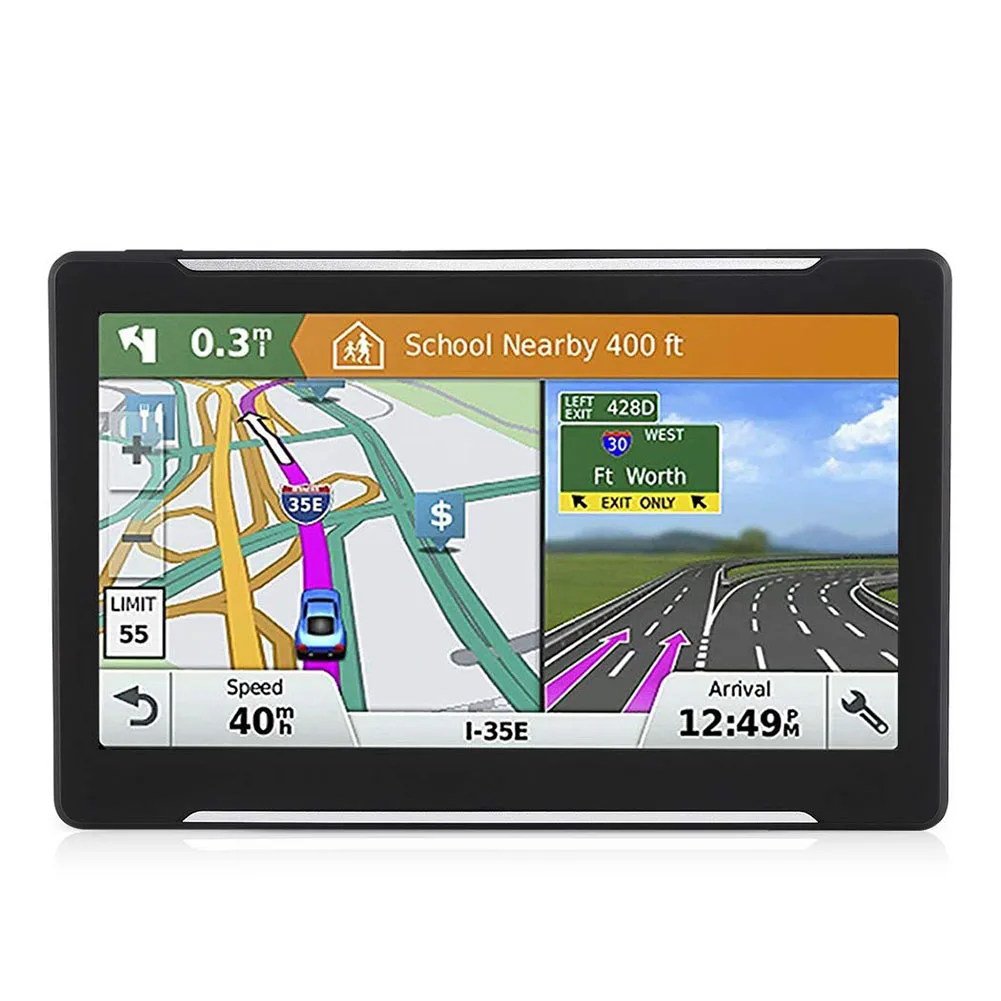 

7 Inch Voice Guide HD Map Vehicle Touch Screen Car GPS Portable Navigator Rechargeable Truck Satellite Practical Accessories