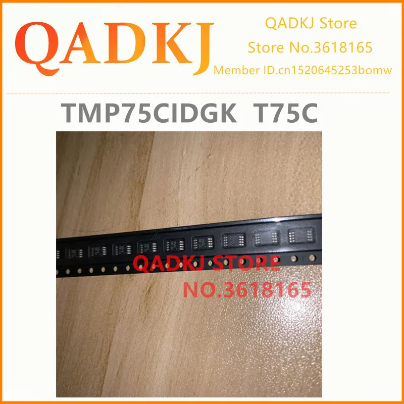 TMP75CIDGK TMP75CIDGKR TMP75CIDGKT T75C 8VSSOP новые и оригинальные
