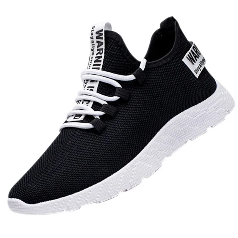 

Sneakers Men's Shoes Lace Up Mixed Color Male Tennis Shoes Breathable Comfort Stretch Febric Mesh Shallow Soft Flats Sneakers