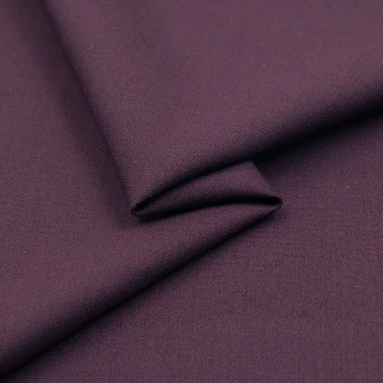 

Wool fancy worsted fabric wool Deep coffee color mix little purple 70% wool,WF243