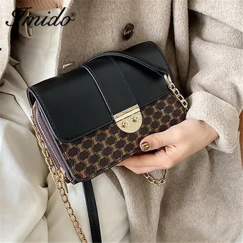 

Designer Texture Retro PU Leather Crossbody Bags for Women 2020 Chain Shoulder Messenger Bag Female Handbags and Purses