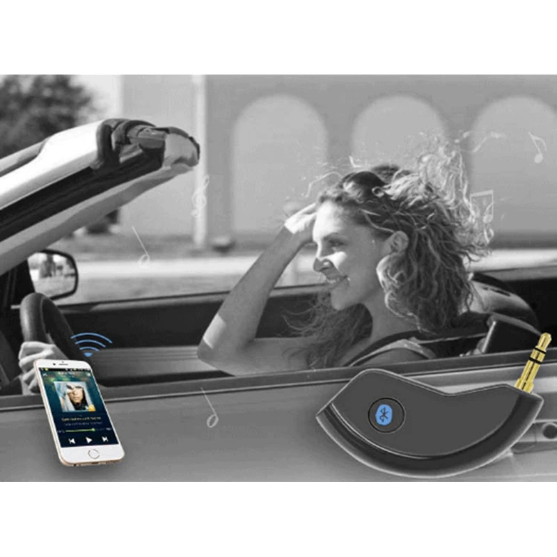 Автомобильный Bluetooth 3,5 мм приемник аудио приемник Aux мини Bluetooth передатчик 3,5 мм разъем для громкой связи Авто Bluetooth автомобильный музыкальный комплект
