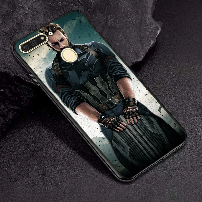 TPUBLK674 Venom Joker черный ТПУ чехол для телефона для huawei Honor 7X чехол 6X 8X 9X Pro Чехол "Железный человек" для huawei Honor 7C чехол Honor 7A про сумки - Цвет: TPUBLK674