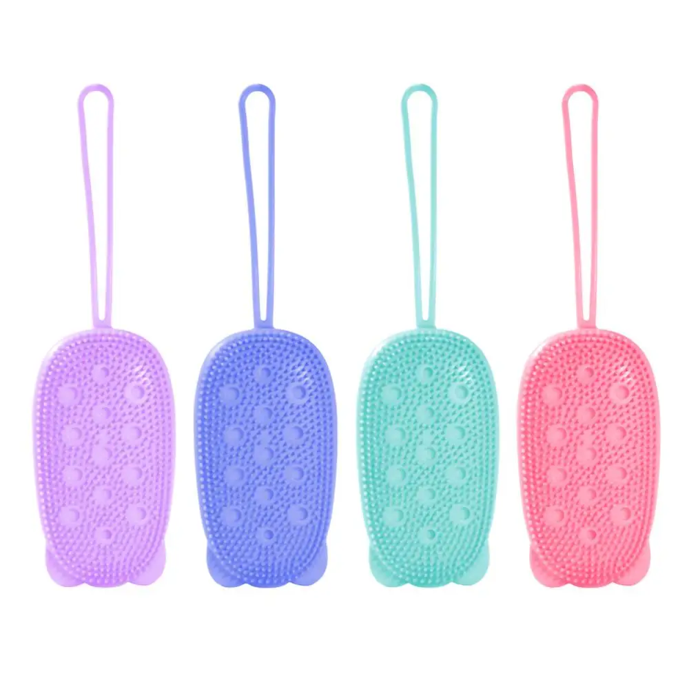 

1Pcs Soft Silicone Massage Scrub Gloves For Peeling Body Bath Brush Exfoliating Gloves Footbrush for the Bath Body Brush