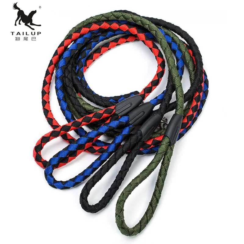 

Pet Supplies Nylon Weaving Dog Hand Holding Rope Easy to Control Non-Retractable Cross Border AliExpress Foreign Trade Hot Selli