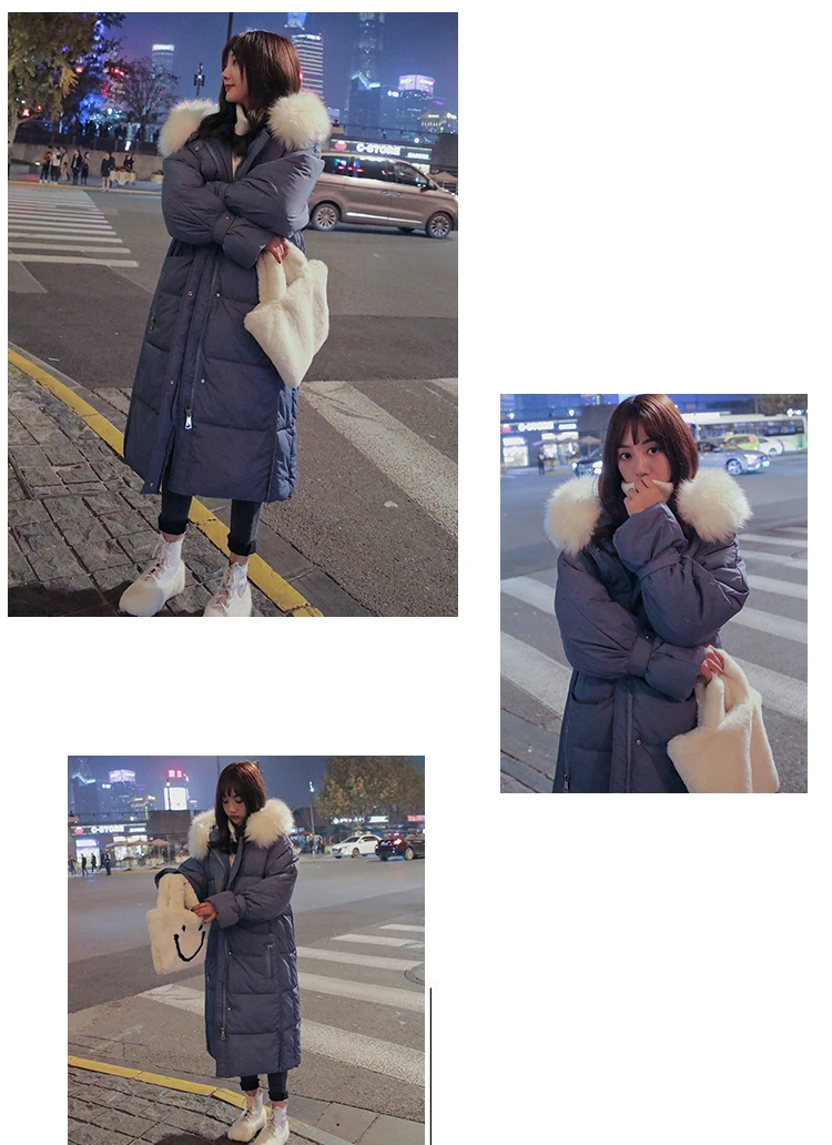 Новинка, свободное повседневное пальто, женские зимние длинные парки, женское пуховое хлопковое пальто, модное плотное теплое хлопковое пальто, женская верхняя одежда, AN289