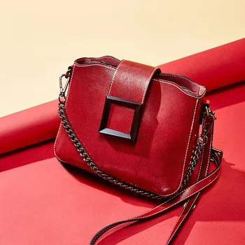 

Luxury Women Bags Designer Genuine Leather Crossbody Bags For Ladies Shoulder Messenger Bag Girls Mini Chains Bag bolsa feminina
