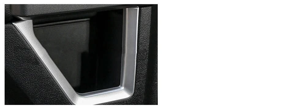 CITALL 4pcs Inner Interior Door Grab Handle Cover Trim Decoration Decor Decal Frame Fit for Ford F150
