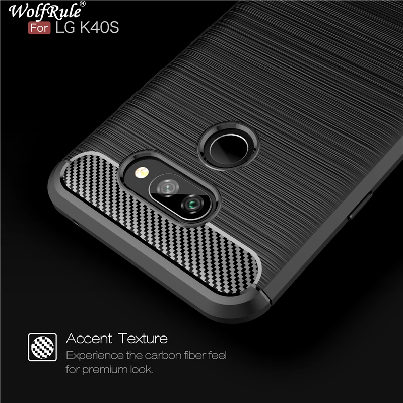 Чехол wolflule для LG K40S чехол 6 1 дюйма ударопрочный бампер мягкий из ТПУ K40s LGK40S K61 V60
