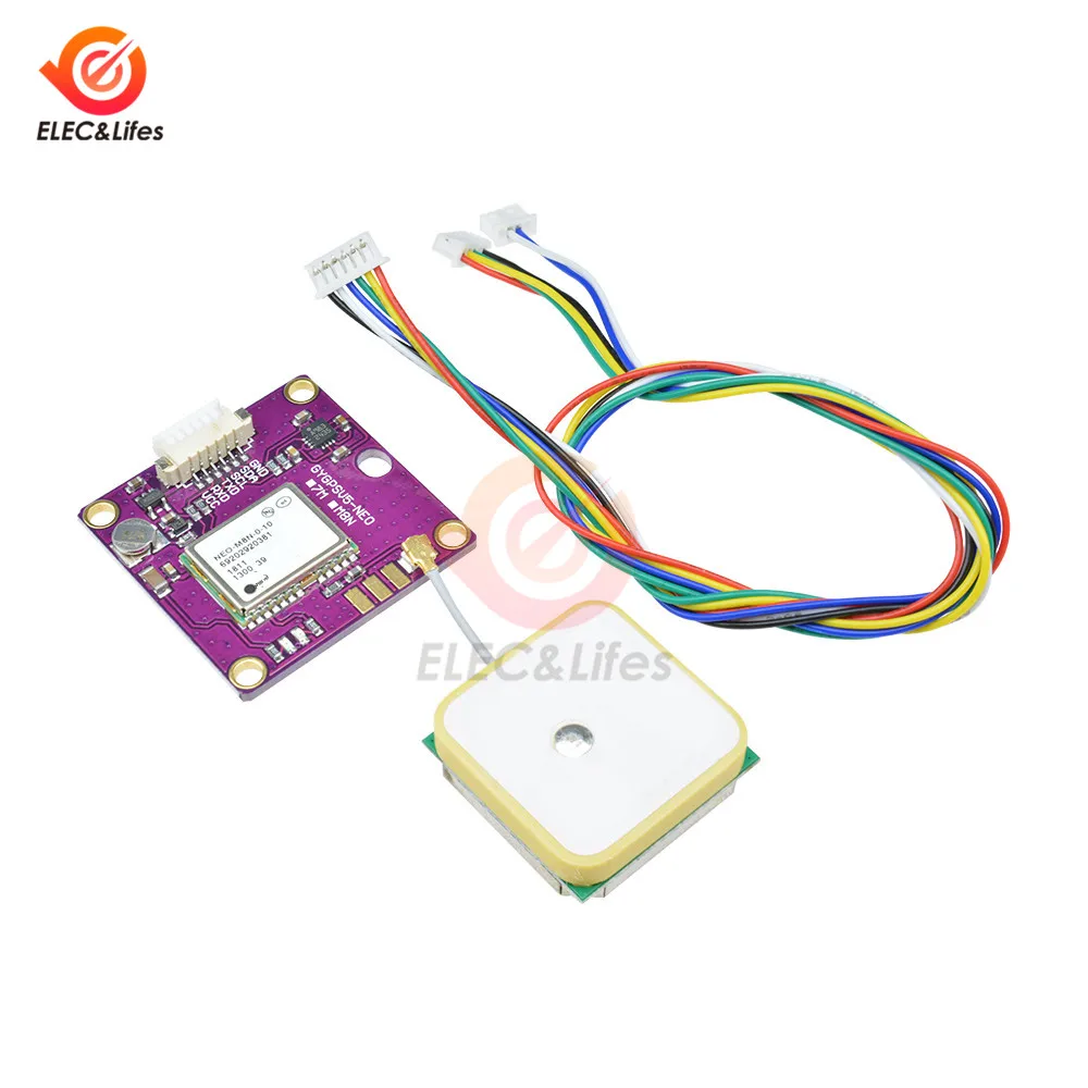 Micro GY gps V5-NEO M8N NEO-M8N gps модуль с трехдиапазонный антенной HMC5983 для Pixhawk шлейф контроллера Запчасти для моделей самолетов