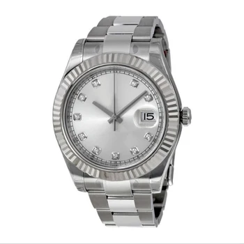 

luxury watch men AAA 40mm automatic mechanical No battery sweeping Date JUST stainless steel watches 2813 57