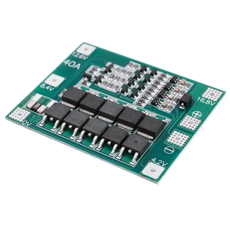 BEST2PCS 4S 16,8 в 18650 литиевая батарея зарядное устройство Защитная плата PCB BMS 40A модуль