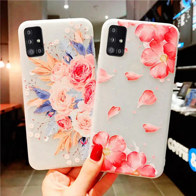Чехлы для Samsung Galaxy A71 A716 A716F A 51 71 Женский чехол телефона A51 SM A515F A515 A516 чехол-накладка