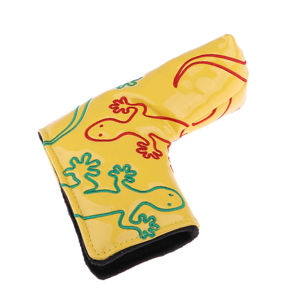Yellow Клюшка для гольфа, крышка для головы, защитная крышка для головы, чехол для клюшки для гольфа, аксессуар, оборудование для гольфа 퍼터버 - Цвет: Yellow