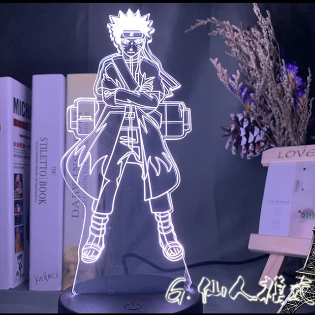 3d Lamp Anime Naruto1 Sasuke Led Night Light Action Figure 16 Colors Touch Table Decoration Light Optical Illusion Led Night Lights Aliexpress