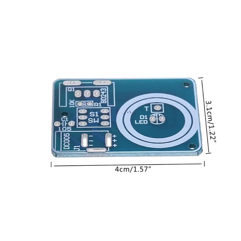 9-12V BD243 Mini Tesla Coil Kit Electronics DIY Parts Wireless Transmission DIY Board Set tesla coil kit