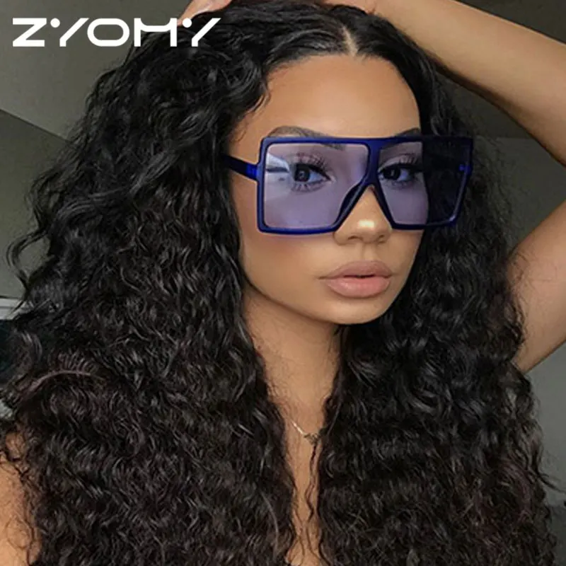 Солнцезащитные очки Q Oculos De Sol унисекс большие модные дизайнерские в стиле ретро