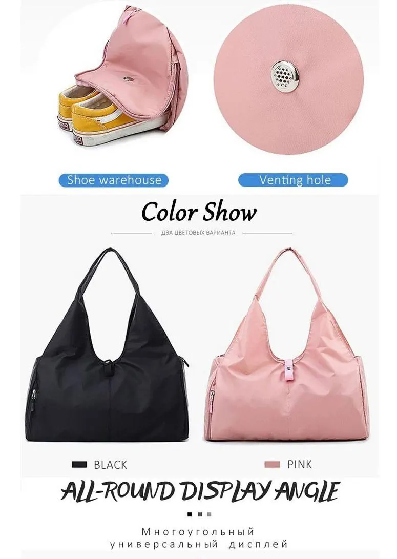 Nieuwe Vrouwen Vouwen Reizen Roze большая сумка водонепроницаемый нейлон Reistassen Voor Meisje Mode Reizen Plunjezakken Grote Handtassen