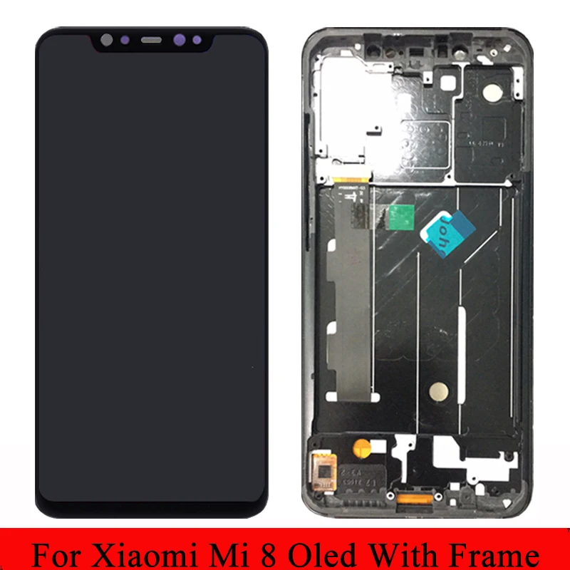 6,21 дюймов для Xiaomi mi 8 mi 8 lcd Amoled дисплей кодирующий преобразователь сенсорного экрана в сборе AMOLED OLED TFT 3 Модель