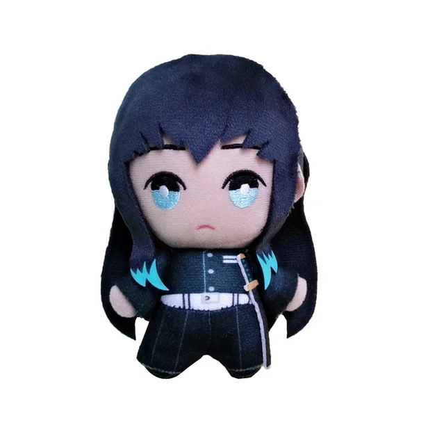 15cm Japan Anime Demon Slayer Tomioka Giyu Kamado Tanjirou Kamado Nezuko Agatsuma Zenitsu Plush Toys Doll Peluche Women Gift B