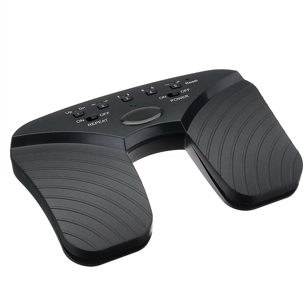 

ABS Bluetooth Smart Black Durable Rechargeable Guitar Wireless Music Pedal Practical Tablets Accessories Page Flipper Portable