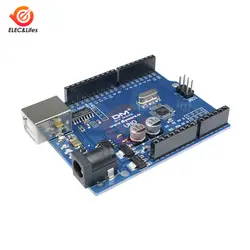 Для Arduino UNO R3 CH340 ATmega328P макетная плата 16 МГц CH340 CH340G USB плата драйвера usb type-B Замена Atmega16U2