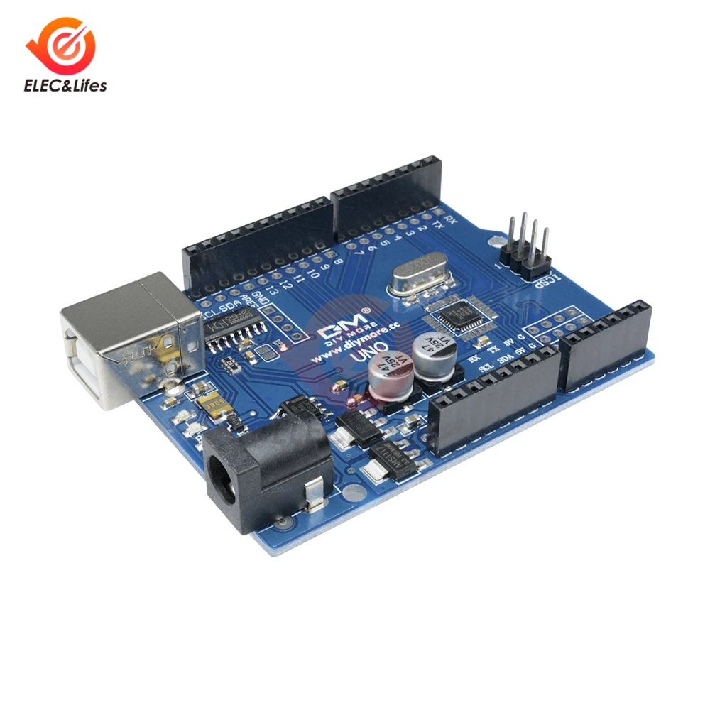 

For Arduino UNO R3 CH340 ATmega328P Development board 16MHz CH340 CH340G USB Driver Board USB Type-B Replace Atmega16U2