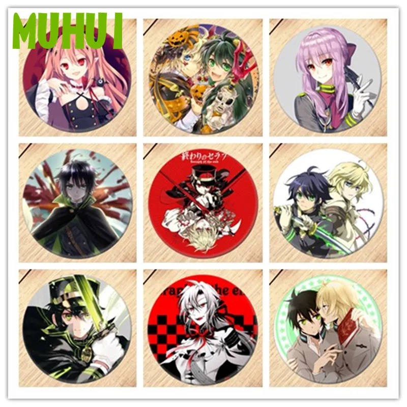 Бесплатная доставка аниме сераф из конца брошь с булавкой украшение для одежды и