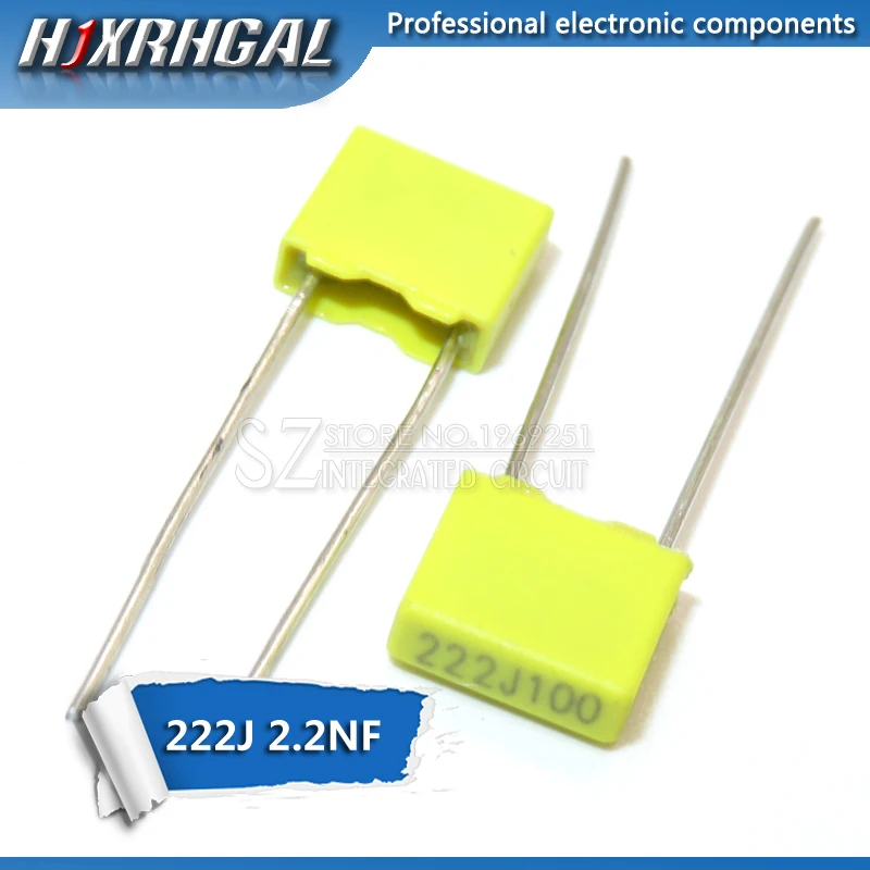 5pcs Polypropylene Safety Plastic Film 100V 1nF ~ 470nF 220nf 10nf 47nf 22nf 1nf 0.47uf 0.1uf Correction capacitor HJXRHGAL