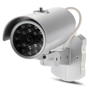 

AMS-Dummy Security Camera IR 18 LED CCTV Camera Indoor Outdoor Fake Simulation