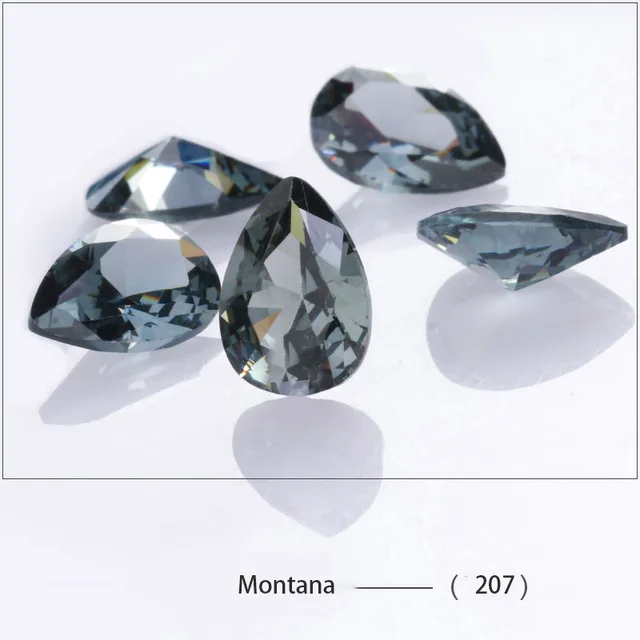 20 Pcs Multi Size AAAAA Zircon Natural Gemstone High Quality Jewelry Zirconia for Earring Necklace Making Accessories for Women Montana