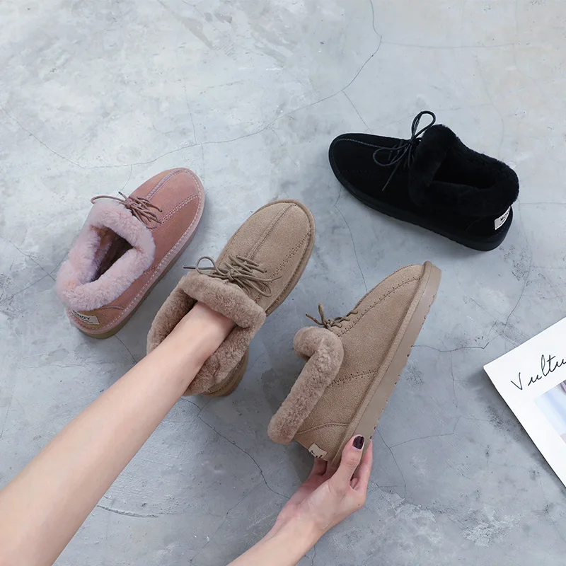 Malemonkey/ г. Size35-40-зимняя обувь модные женские ботинки теплые и Утепленные зимние ботинки женские ботинки на шнуровке с круглым носком
