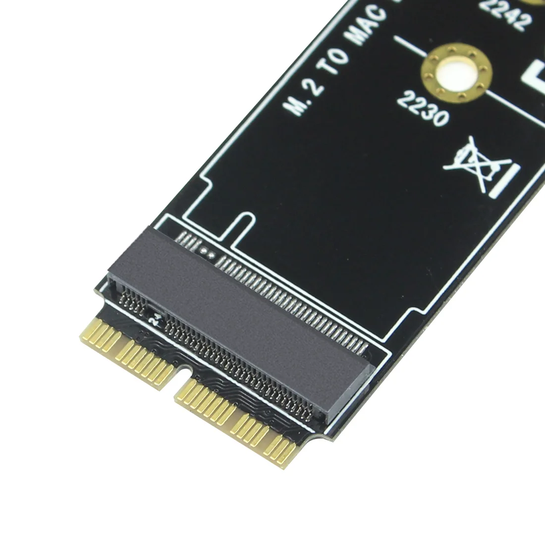 M ключ M.2 PCIe AHCI SSD адаптер карты для MACBOOK Air 2013 2014 2015 2017 A1465 A1466 Pro A1398 A1502 A1419 2230 2280