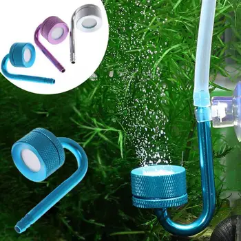 

Silver/Purple/Blue Aquarium CO2 Atomizer System Diffuser Fish Tank Aquatic Water Plant Carbon Dioxide Atomizer