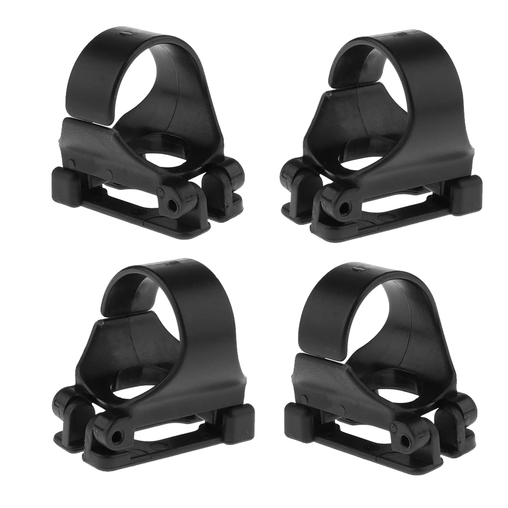 4pcs Dive Snorkel Clip Breath Tube Holder Clamp Diving Mask Retainer Keeper