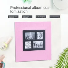 

Baby growth record memorial album, baby photo album, loose-leaf album production photo props