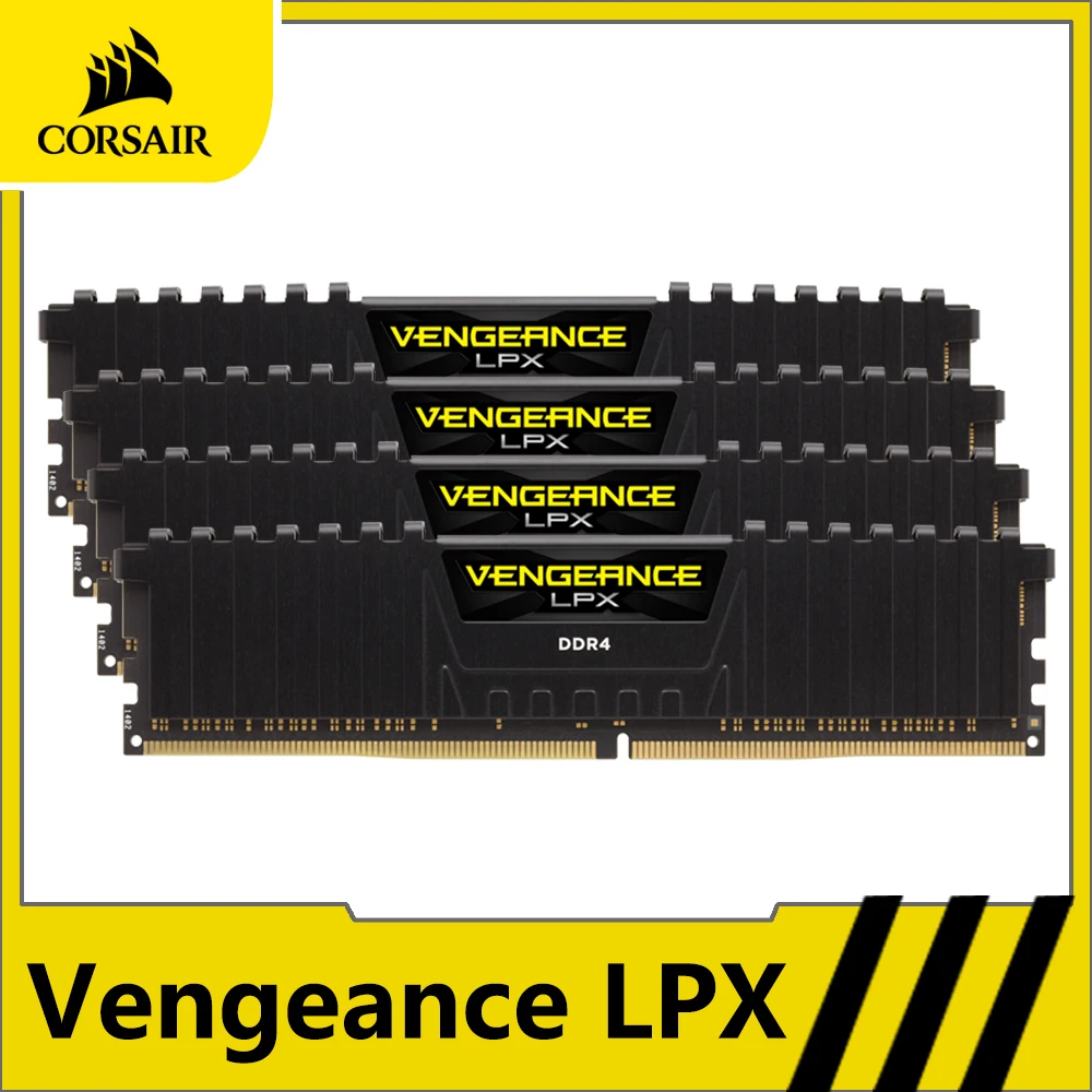 

CORSAIR Vengeance LPX DDR4 RAM 8GB 16GB 2400MHz 2666MHz Desktop Memory DIMM PC Computer 288 Pin Memoria RAM DDR4 Memory Module