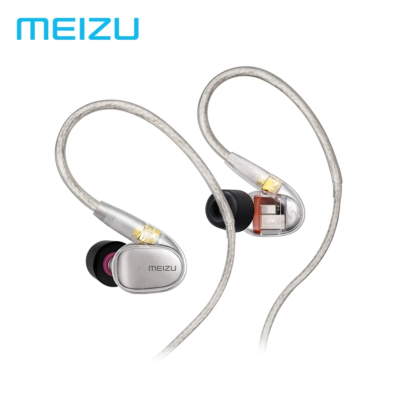Оригинальные Meizu Live наушники Quad Driver Knowles баланс арматура HiFi проводные в ухо 3 5 мм