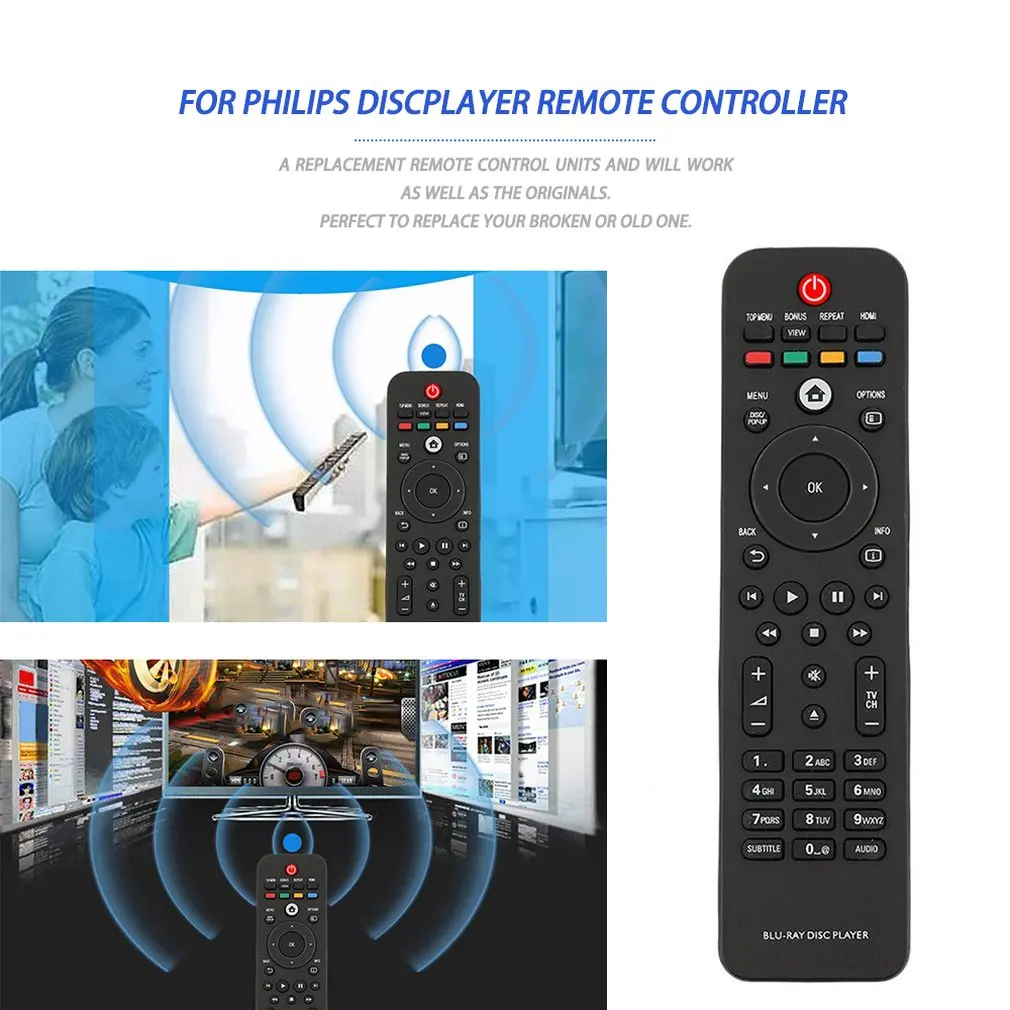 Универсальный пульт дистанционного управления для Philips Blu-Ray DISC плеер Поддержка DVD