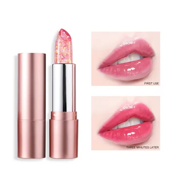 

Anti-cracking Moisturizing Lipstick Lasting Waterproof Crystal Jelly Lip Balm Temperature Color Changing Girl Lip Cosmetic TSLM2