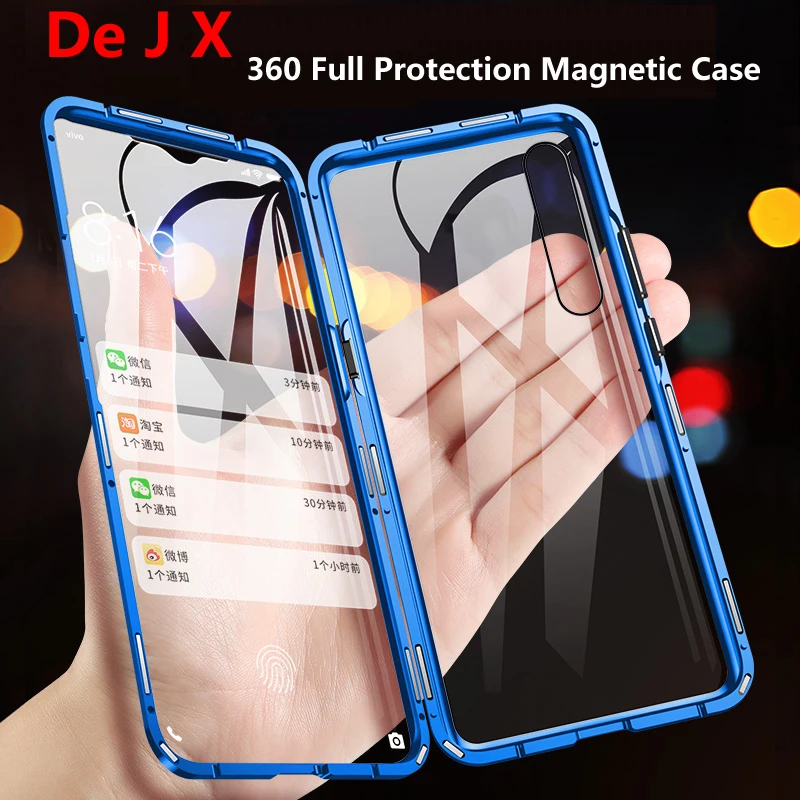 

360 Full Protection Magnetic Case For Samsung A50 A51 A71 A70 A40 A10 A20 A7 A9 2018 A30S A30 A91 A50S A31 A11 M31 Double Glass