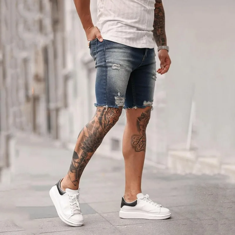 Men shorts Jeans Short Pants 